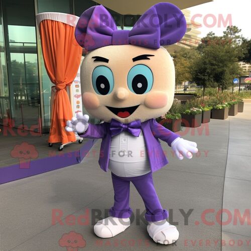 Personnage Mascotte Redbrokoly D Une Colombe Habillée D Un Gilet Et De Pochettes