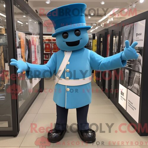 Personnage Mascotte Redbrokoly D Un Vampire Marron Habillé D Une Chemise En Chambray Et De Boucles D Oreilles