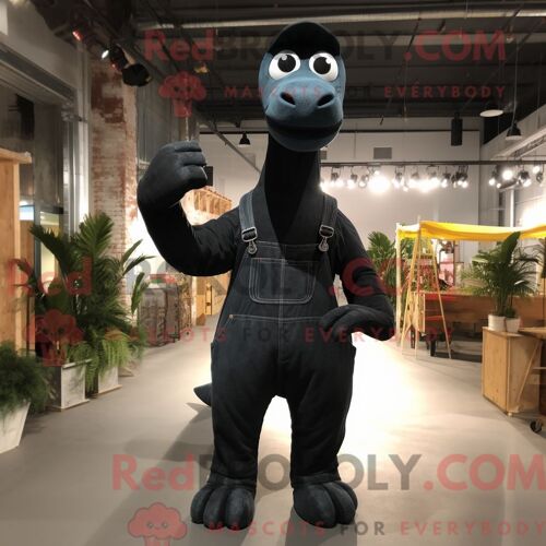 Mascotte Redbrokoly De Léopard Bleu Personnage Habillé Avec Un Pull Et Des Pinces À Cheveux