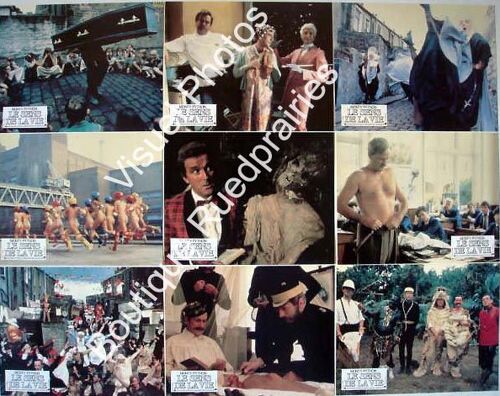 Le Sens De La Vie - The Meaning Of Life - Monty Python - Jeu De Photos D'exploitation Cinématographique - Format 27x21cm - De Et Avec Terry Gilliam, John Cleese, Terry Jones, Michael Palin