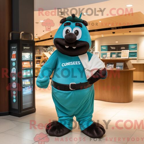 Personnage Mascotte Redbrokoly D Un Dim Sum Argenté Habillé D Une Jupe Portefeuille Et D Épingles À Châle