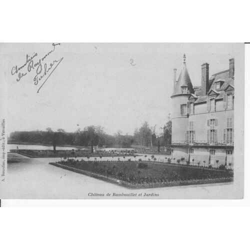 Rambouillet - Le Château Et Le Jardin - Carte Précurseur - Ayant Circulée - Ref 061162