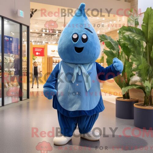 Personnage Mascotte Redbrokoly D Un Coffre Au Trésor Blanc Habillé D Un Pull Et De Bretelles