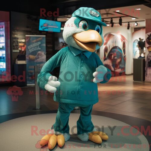Personnage Mascotte Redbrokoly D Un Soldat Américain De Rust Habillé D Une Robe Longue Et D Épingles À Cheveux