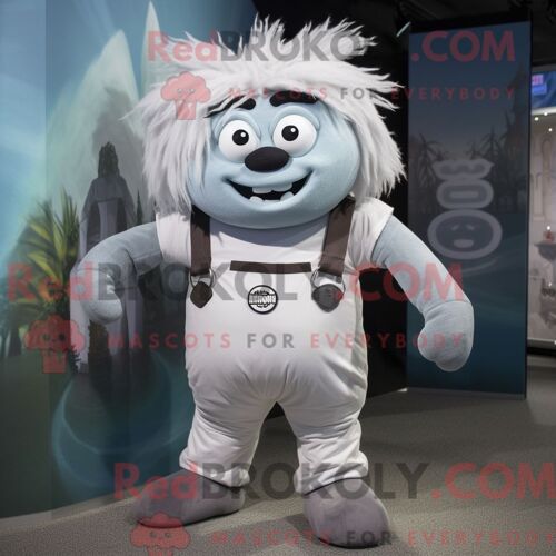 Personnage Mascotte Redbrokoly D Une Glace Verte Habillée D Un Débardeur Et De Pinces À Cheveux