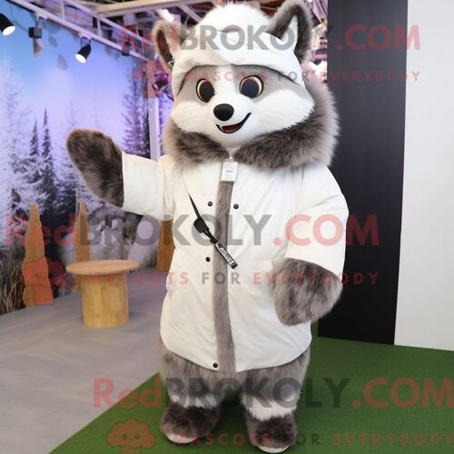 Costume De Mascotte Redbrokoly De Gorille Bleu Ciel Habillé D Une Chemise Henley Et De Coussinets De Pieds