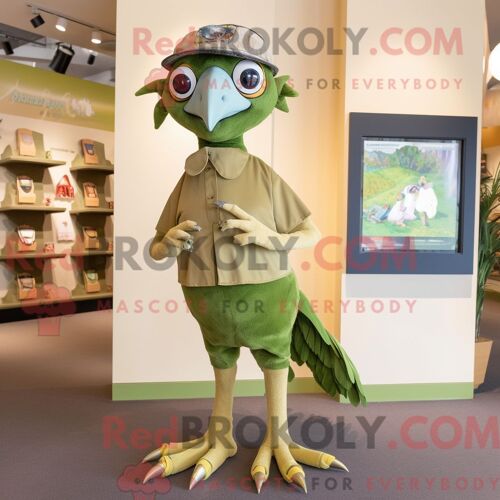 Personnage Mascotte Redbrokoly D Un Tan Candy Habillé D Un Jean Boyfriend Et De Lacets De Chaussures
