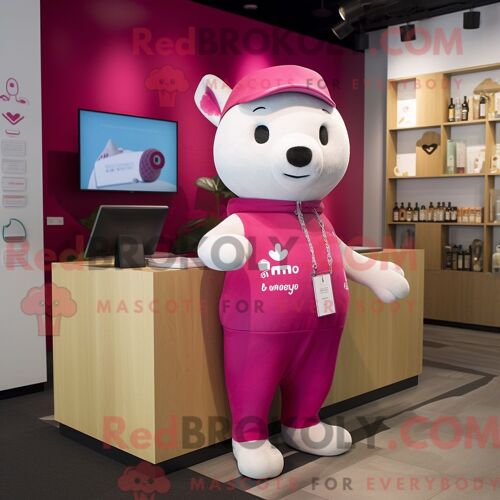 Personnage Mascotte Redbrokoly D Un Navy Juggle Habillé D Un Mom Jeans Et De Bonnets