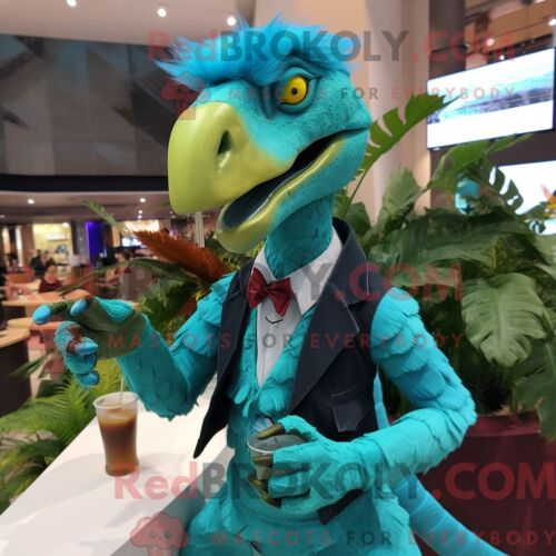 Costume De Mascotte Redbrokoly De Corbeau Jaune Habillé D Une Chemise En Flanelle Et De Broches