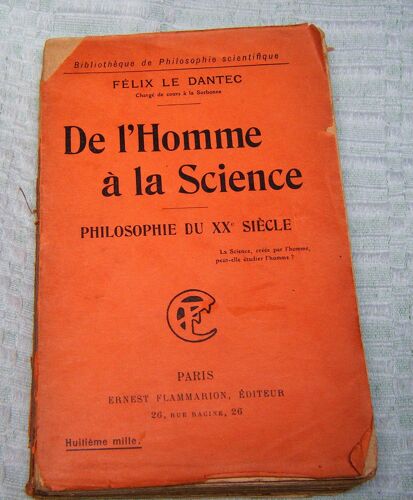 De L'homme À La Science Philosophie Du Xx Siècle