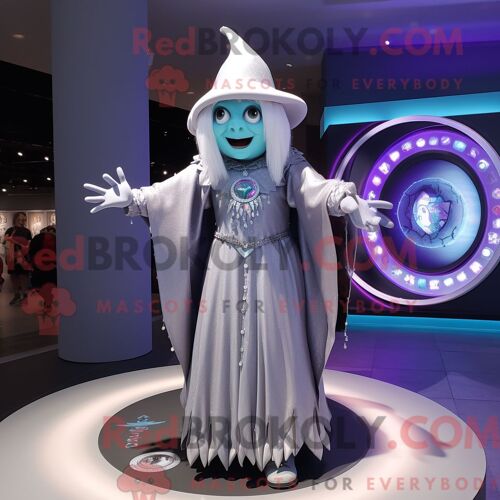 Personnage De Costume De Mascotte Redbrokoly Pop Corn De Lavande Habillé Avec Un Costume Et Des Bandeaux