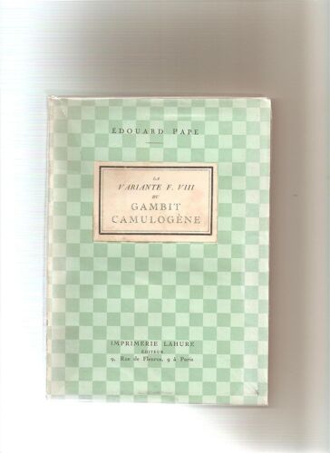 La Variante F Viii Du Gambit Camulogène