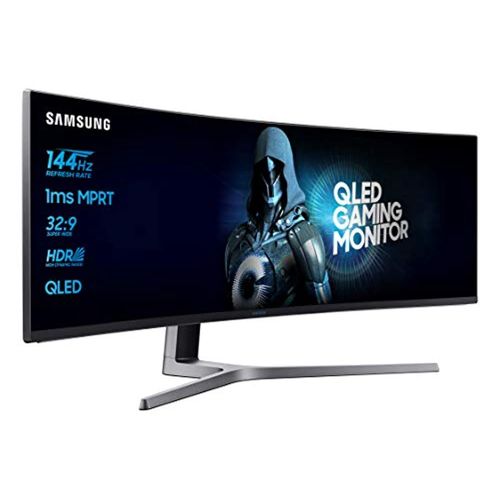 Samsung C49HG90DMU - CHG9 Series - moniteur QLED - incurvé - 49" (48.9" visualisable) - 3840 x 1080 @ 144 Hz - VA - 600 cd/m² - 1 ms - 2xHDMI, DisplayPort, Mini DisplayPort - charbon foncé