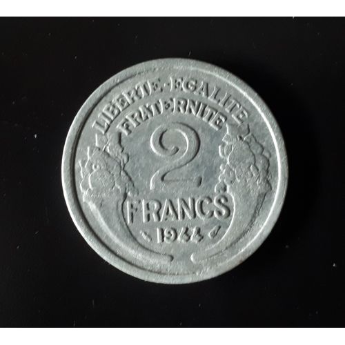 2 Francs Morlon, Aluminium 1944