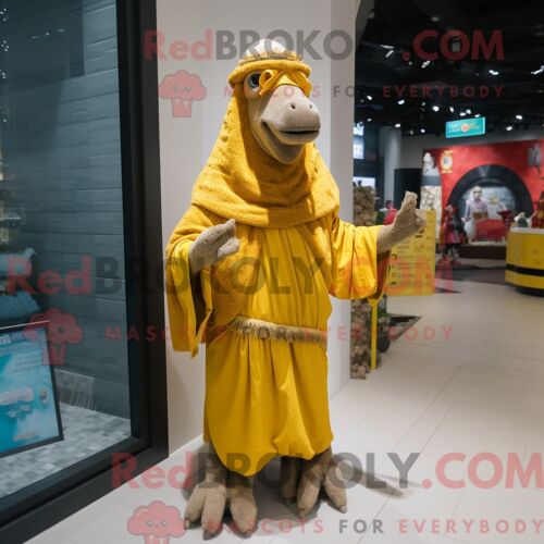 Costume Mascotte Redbrokoly De Pastèque Verte Personnage Habillé Avec Un Maillot De Bain Une Pièce Et Des Écharpes