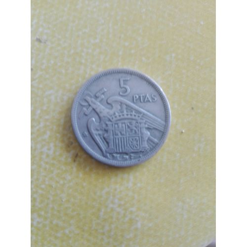 5 Pesetas 1957 Espagne
