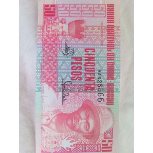 Billet 50 Pesos Guinée Bissau