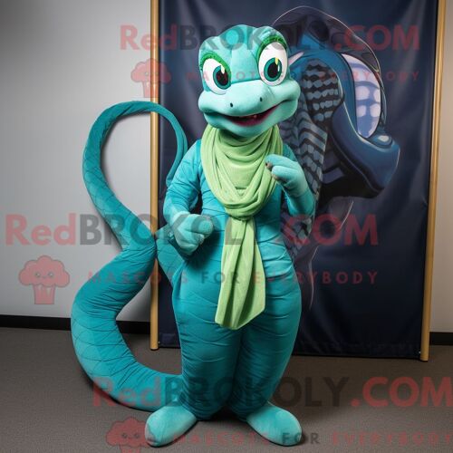 Personnage Mascotte Redbrokoly De Fish And Chips Blanc Habillé Avec Un Pantalon Chino Et Des Montres Intelligentes