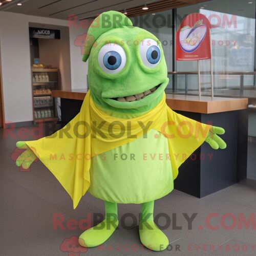 Personnage De Costume De Mascotte Redbrokoly De Chaussures De Danse Irlandaises Habillé D Une Combinaison Et De Montres Numériques