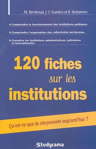 120 Fiches Sur Les Institutions