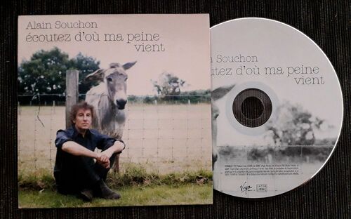 Alain Souchon - Ecoutez D'ou Vient Ma Peine : Cd 1 Titre Format Pochette Single 12cm / Réf. 509992651722