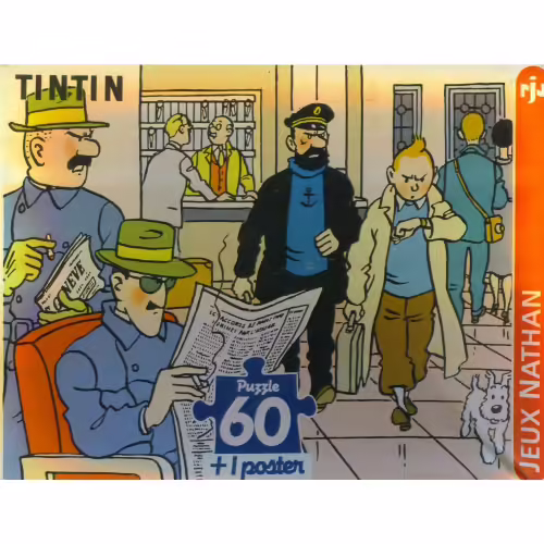 Tintin - Hôtel Cornavin - Puzzle de 60 pièces.