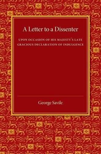 Letter To A Dissenter