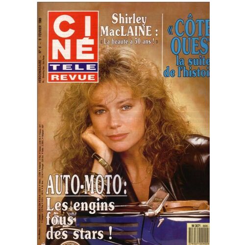 Ciné Revue 6 1989 Bisset/Cote Ouest/Bon Jovi/John Wayne/Don Johnson/Kristie Alley