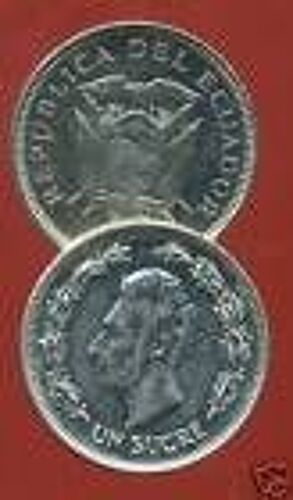 Piece 1 Sucre Equateur  1978