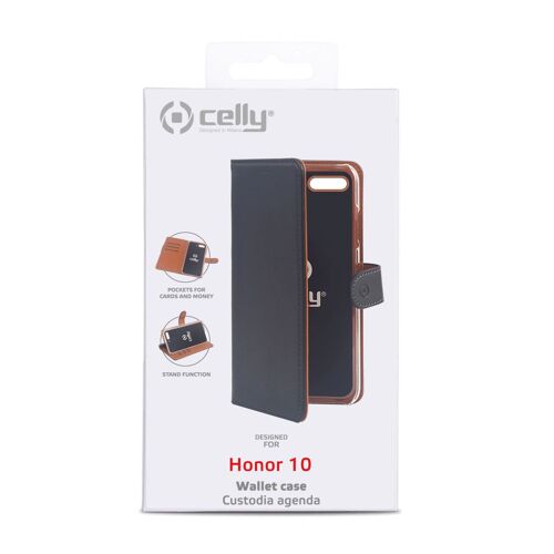 Celly WALLY coque pour téléphones portables 5.84" Folio porte carte Noir