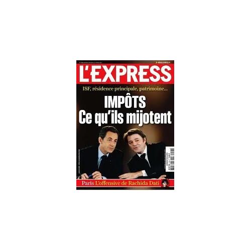 L'express N° 3108 : Impots Ce Q U Il S Mijottent