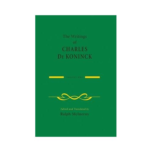 The Writings Of Charles De Koninck