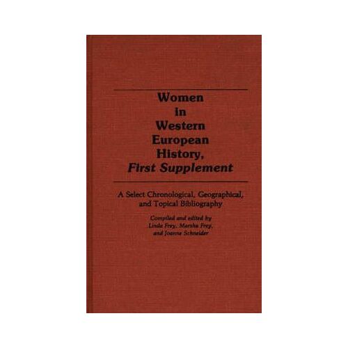 Women In Western European History, First Supplement