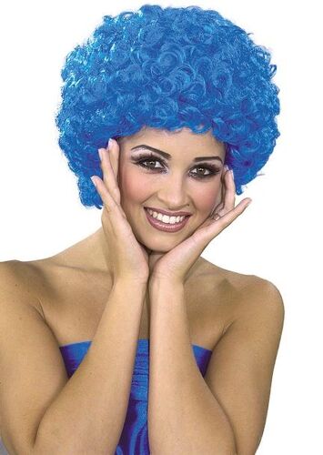 Perruque Pop Bleue