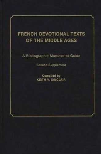 French Devotional Texts Of The Middle Ages