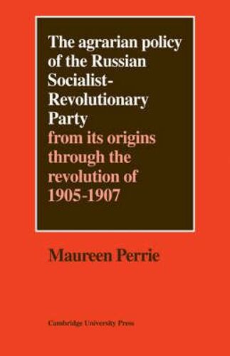 The Agrarian Policy Of The Russian Socialist-Revolutionary Party