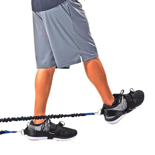 Remise En Forme Chaussure Couverture Pull Fitness Outil Exercice Bride À La Cheville 2 Paquets 4-Ring Fitness Glute Kickback Idéal Pour L'entraînement Des Fesses