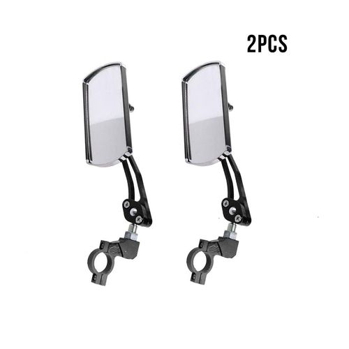 2 Pièces Guidon De Vélo Rétroviseur Vélo Rétroviseur En Alliage D'aluminium Réglable Rétroviseur De Vélo