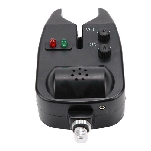 Alarme De Pêche Lumière Led Électronique Morsure De Poisson Alarme Sonore Cloche Clip Sur Canne À Pêche Accessoires De Pêche Noir