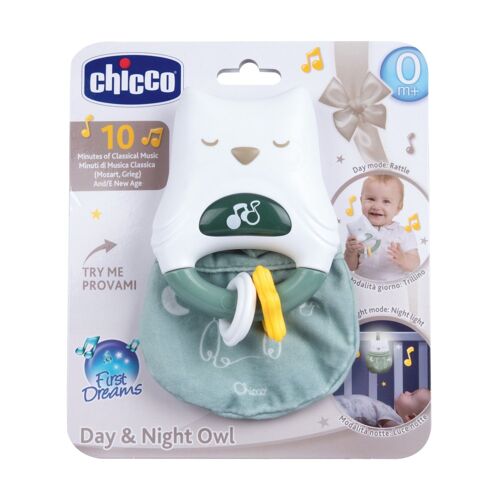First Dreams Hochet/Veilleuse Chouette Day&night