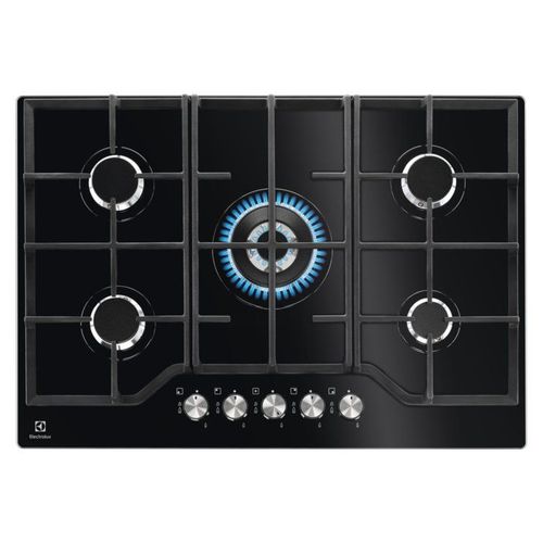 Electrolux EGG7536K - Plaque gaz 75 cm - Noir