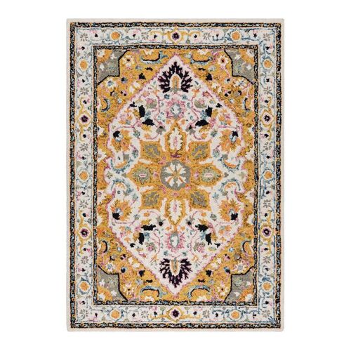 Tapis Orientale En Laine Jaune 200x290