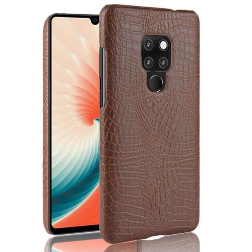 Classique Élégant Étui Pour Huawei Mate 20 X Housse De Protection Mode Classique D'alligator Compatibilité Anti Éraflure - Le Brun
