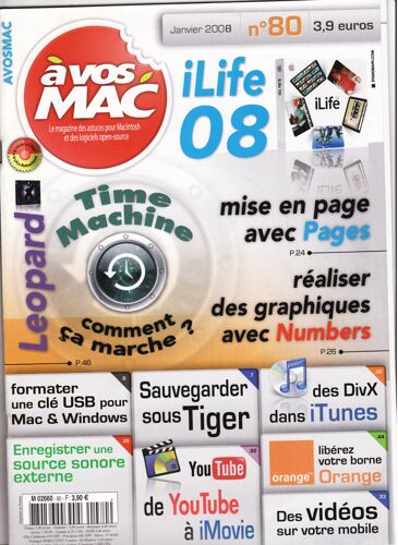 A Vos Mac  N° 80 : Ilife 08