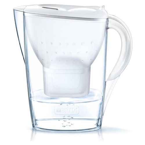 Brita 1028185 Filtre à eau pour carafe 2,4 L Transparent, Blanc