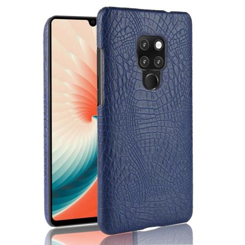 Classique Élégant Étui Pour Huawei Mate 20 X Housse De Protection Compatibilité Mode Classique D'alligator Anti Éraflure - Bleu