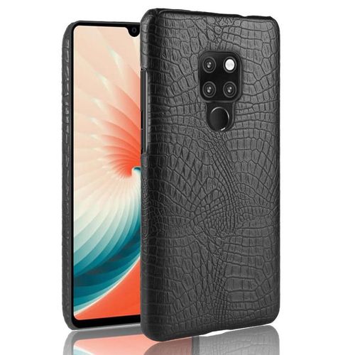 Classique Élégant Étui Pour Huawei Mate 20 X Housse De Protection Compatibilité Mode Classique D'alligator Anti Éraflure - Noir