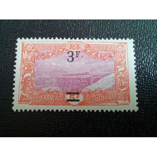 Timbre Côte Des Somalis - Protectorat Français Yt 119 Pont Ferroviaire Holl-Holl 1927 ( 200804 )