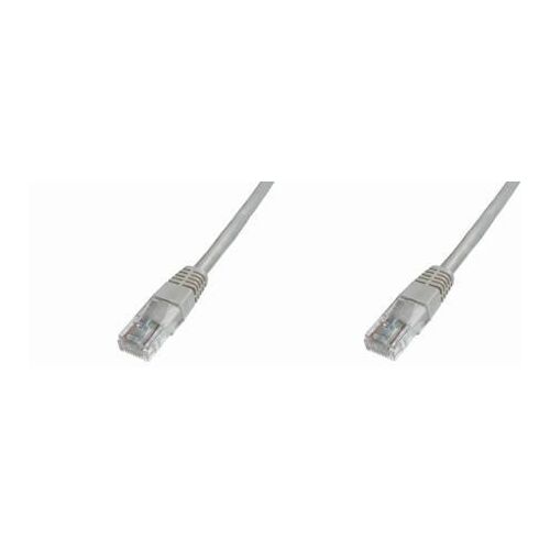 DIGITUS Premium - Cordon de raccordement - RJ-45 (M) pour RJ-45 (M) - 30 m - UTP - CAT 5e - démarré - gris
