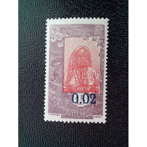 Timbre Côte Des Somalis - Protectorat Français Yt 109 Jeunesse Somalienne, 1922 ( 200804 )